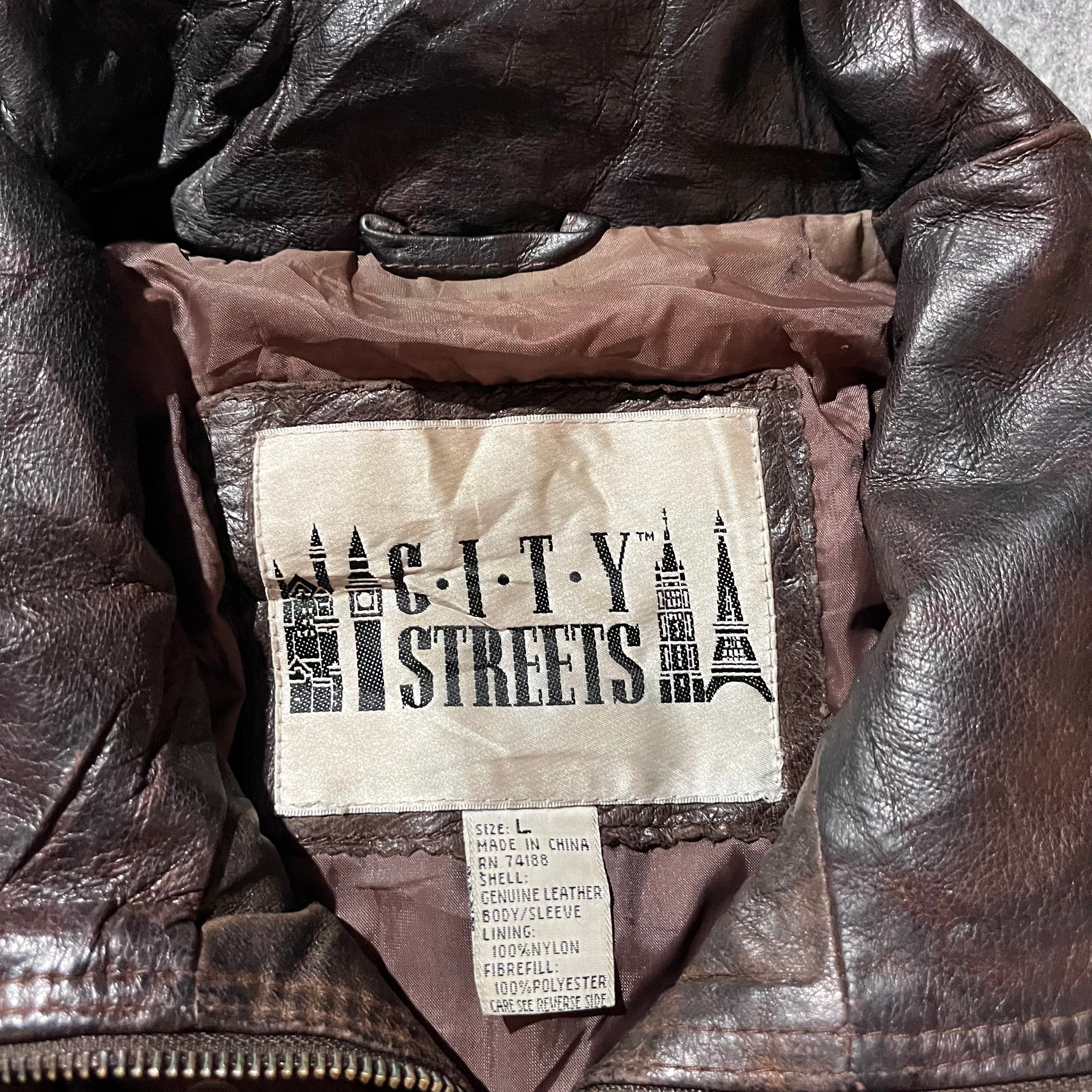 CITY STREETS  LEATHER JACKET