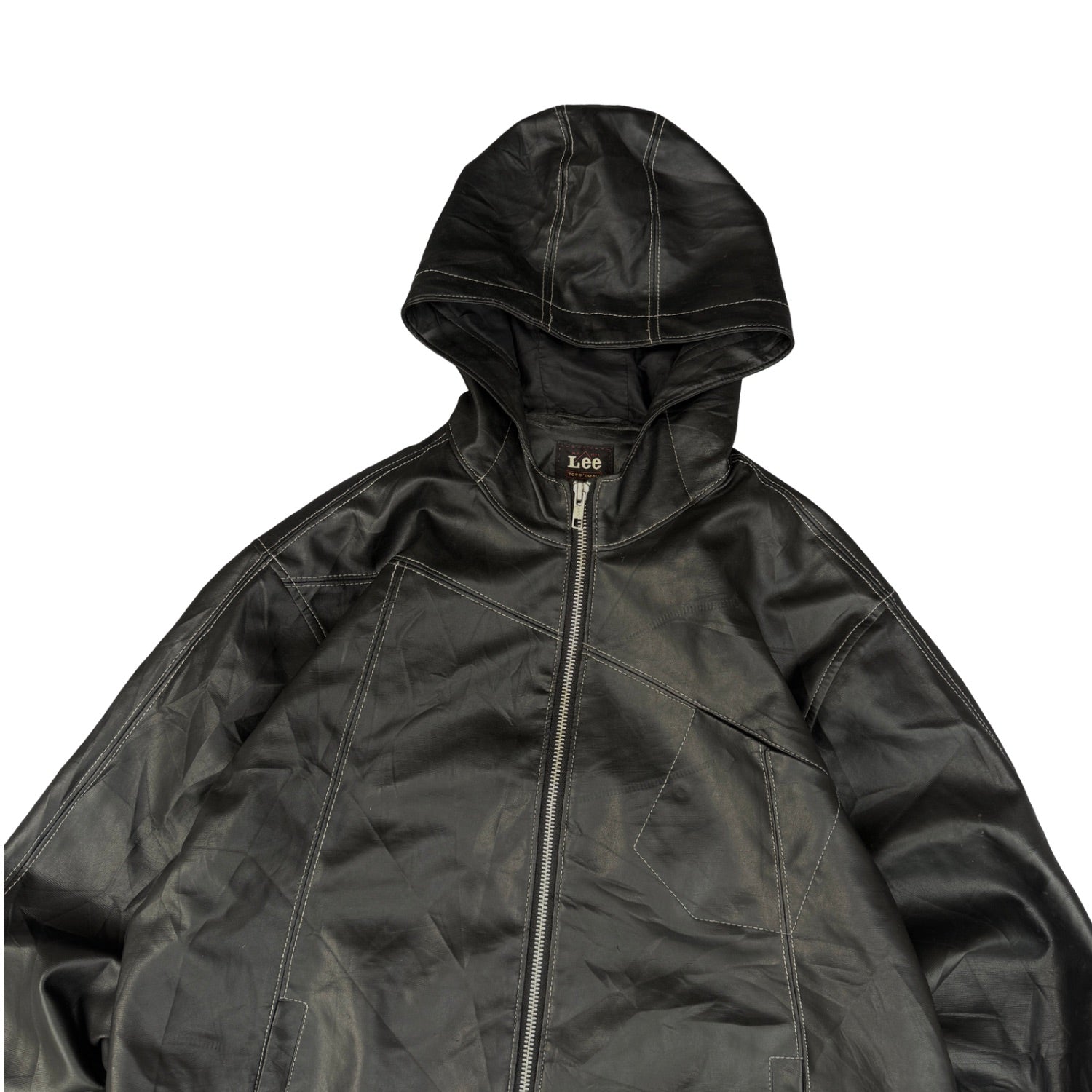 LEE VEGAN LEATHER JACKET ￼