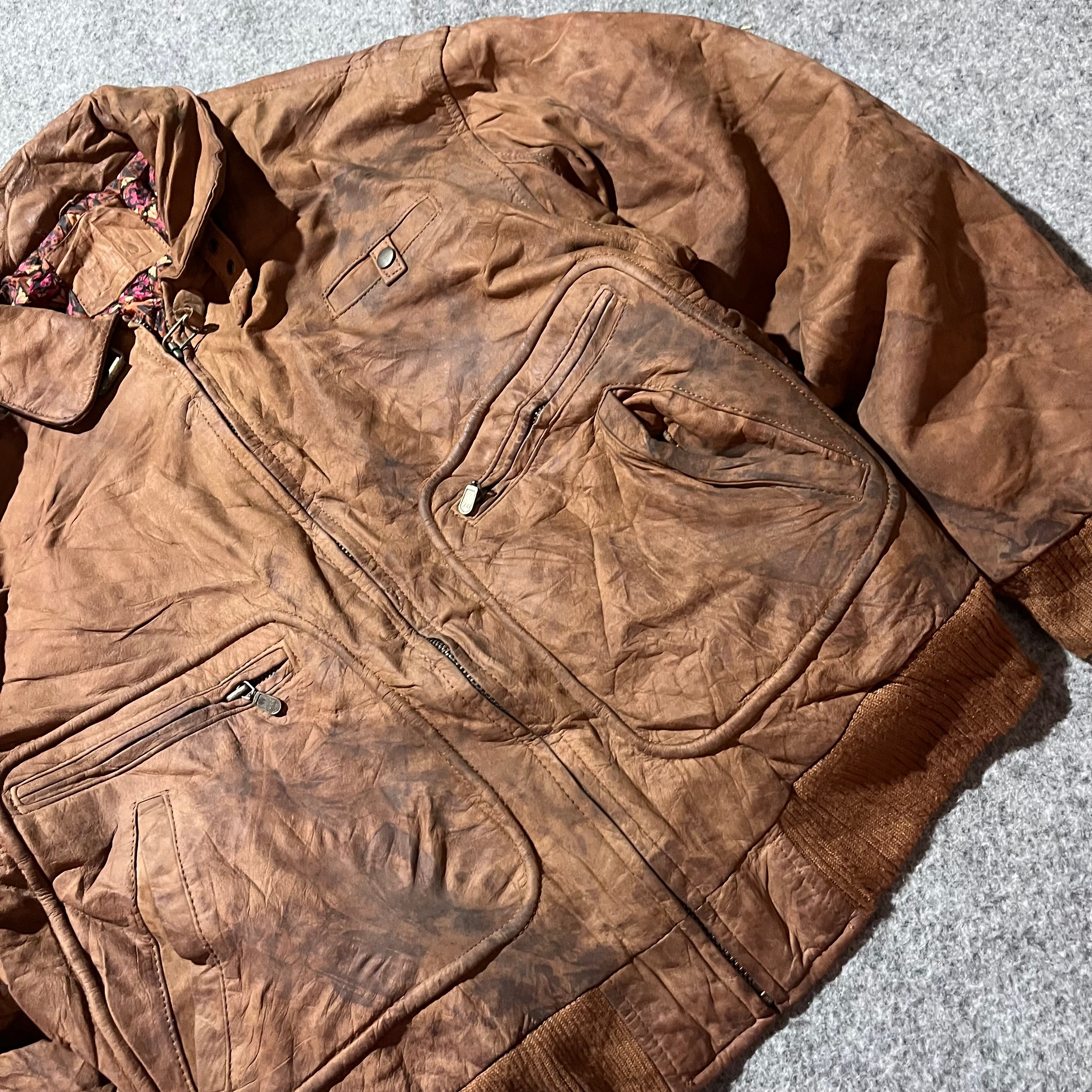 BLUES LEATHER JACKET