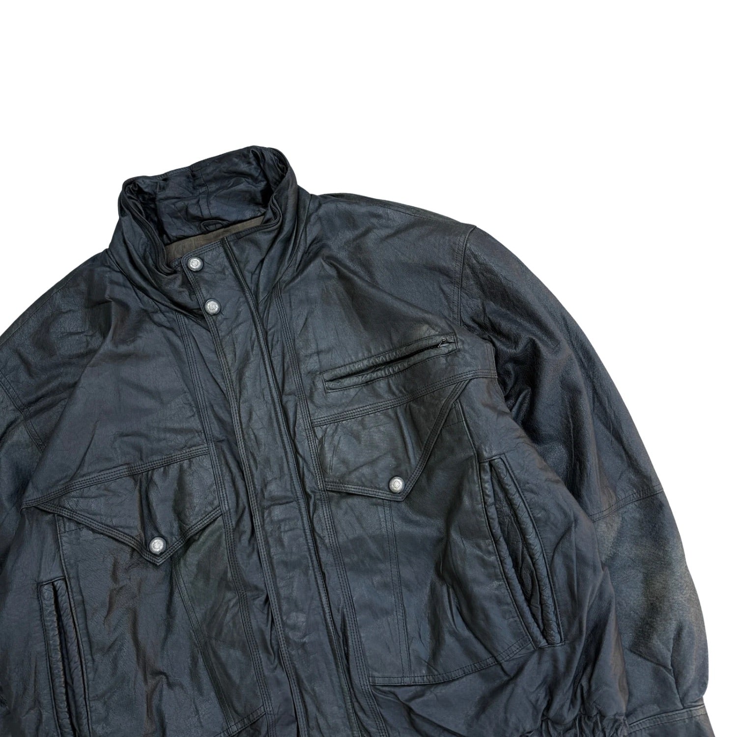 STRATOJAC VINTAGE LEATHER JACKET (44)