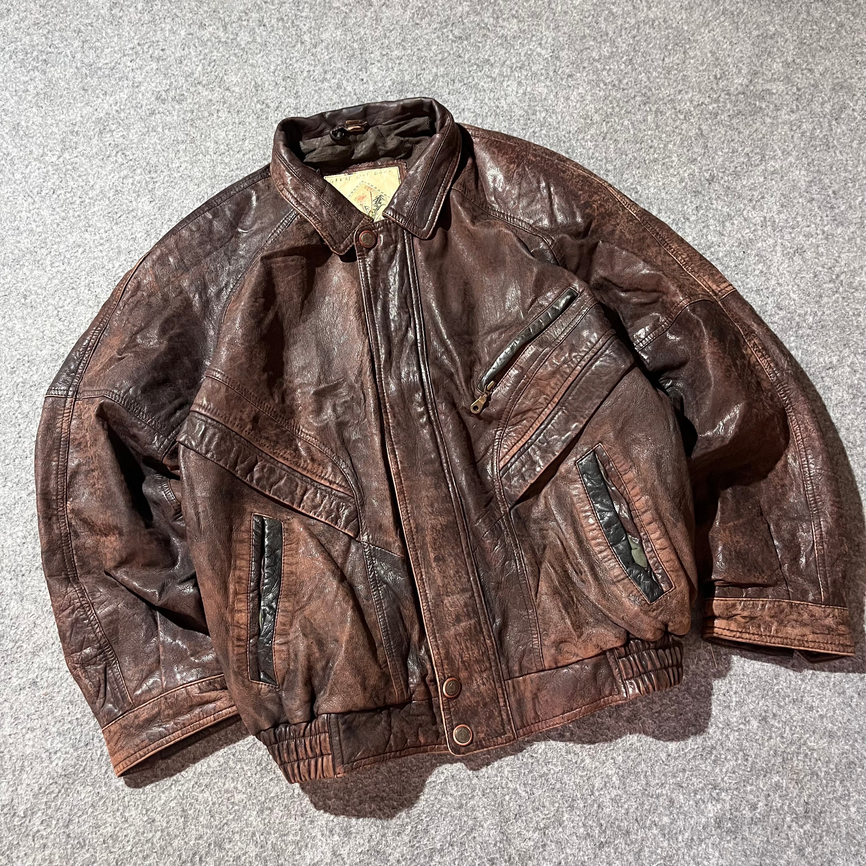 GREAT OUT DOOR LEATHER JACKET