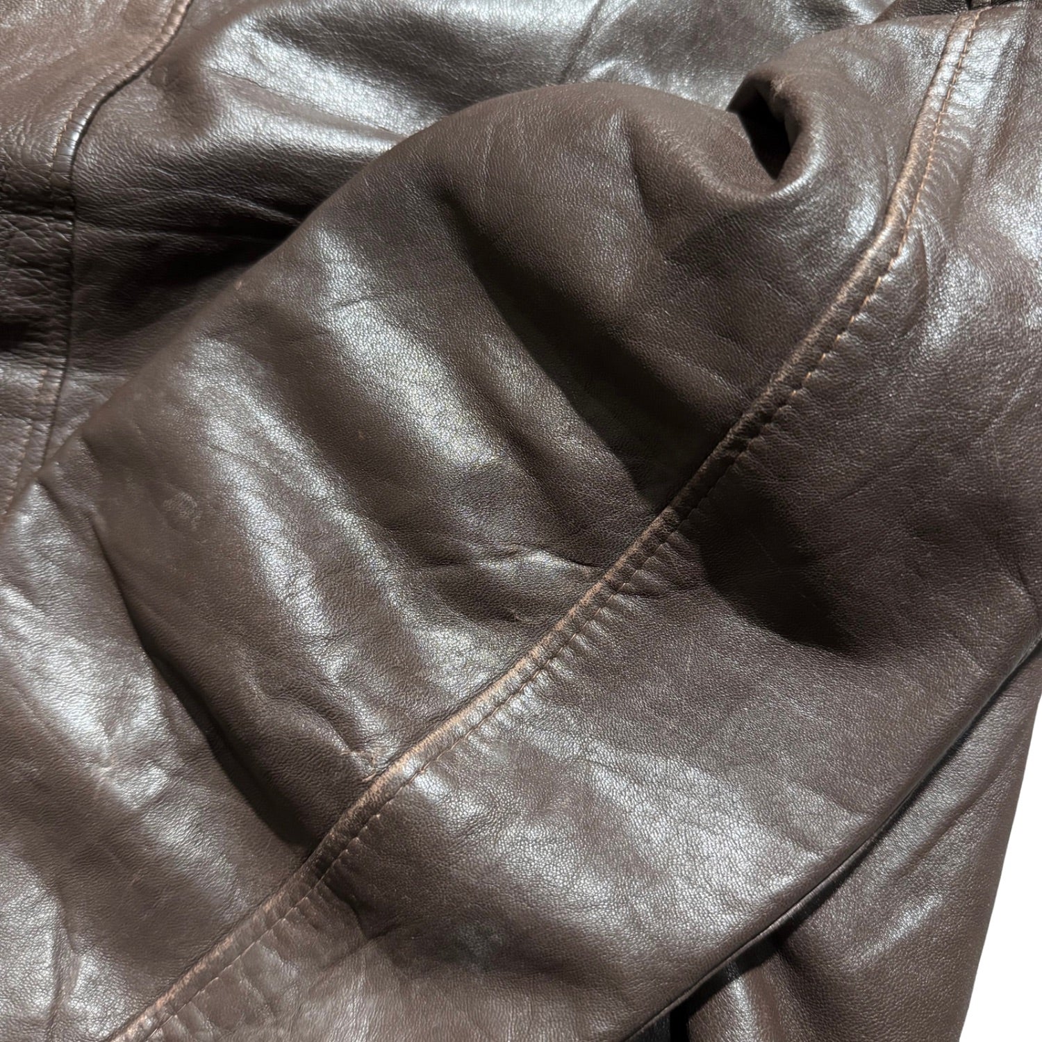 CP BROWN LEATHER JACKET