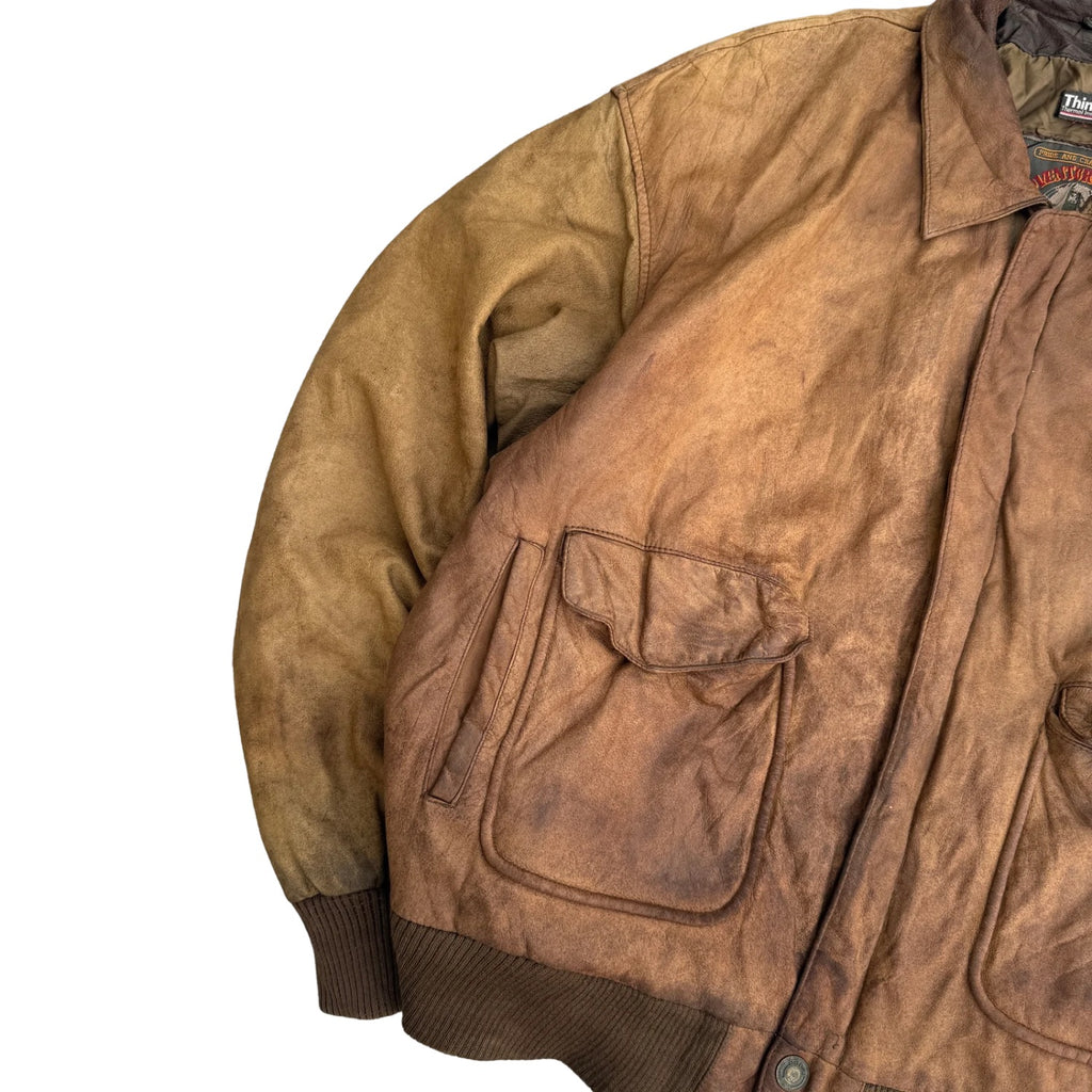 THINSULATE VINTAGE LEATHER JACKET (19)