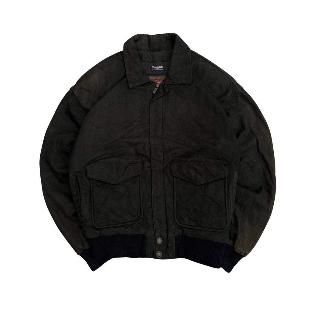WILSONS BLACK LEATHER JACKET (29)