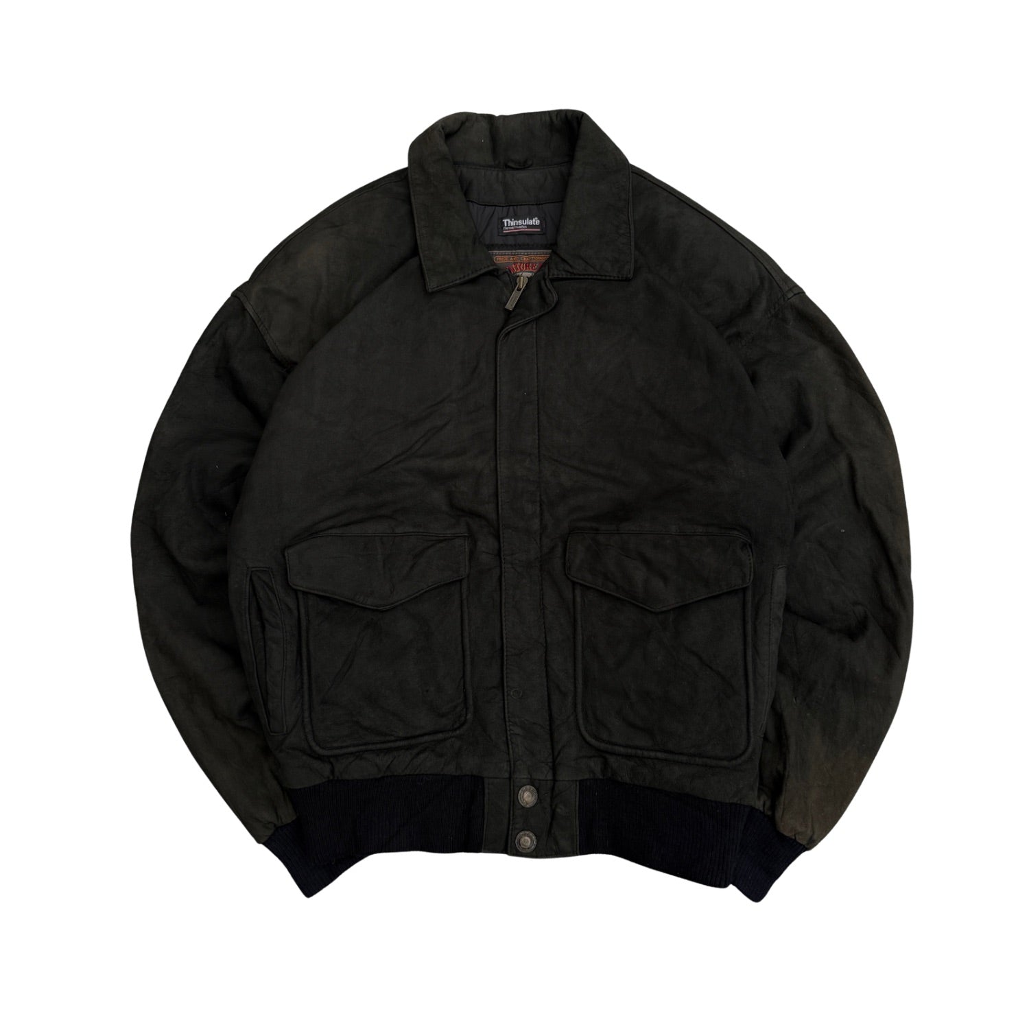 WILSONS BLACK LEATHER JACKET (29)