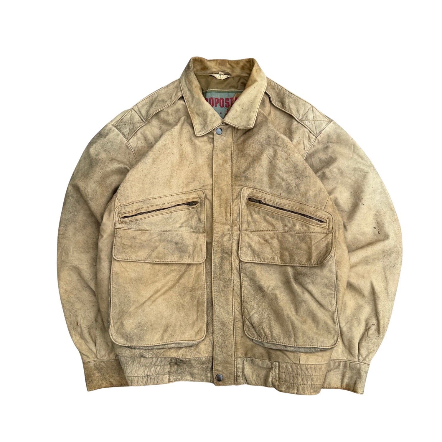 AEROPOSTALE VINTAGE LEATHER JACKET (26)
