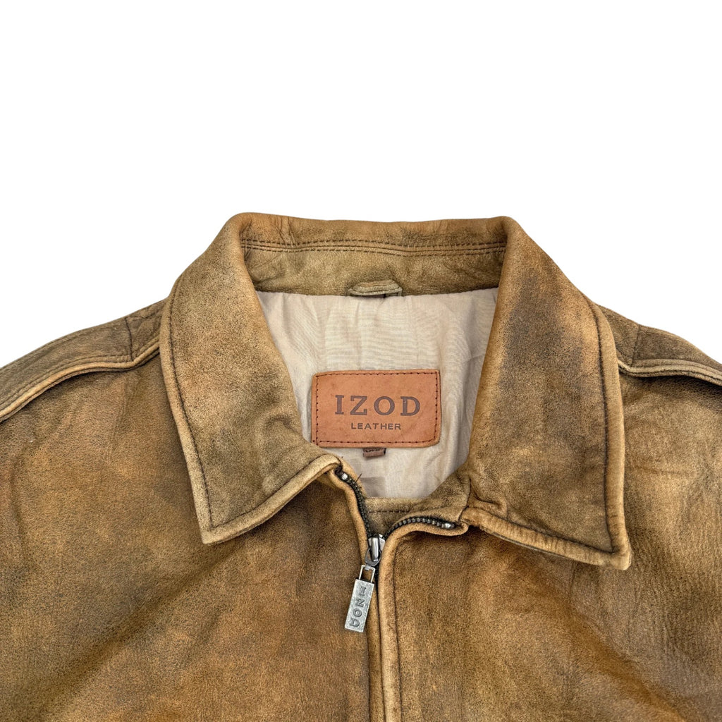 IZOD VINTAGE LEATHER JACKET (5)