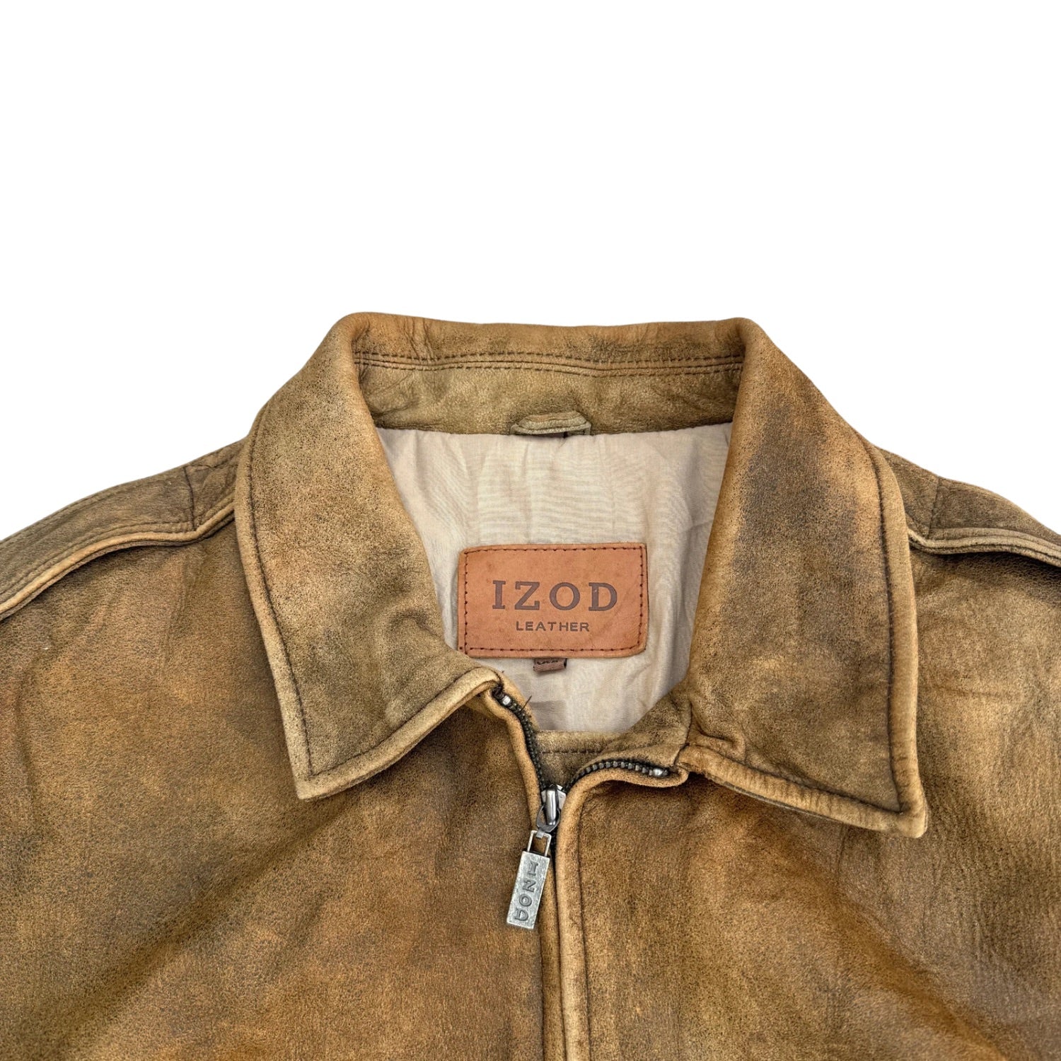 IZOD VINTAGE LEATHER JACKET (5)