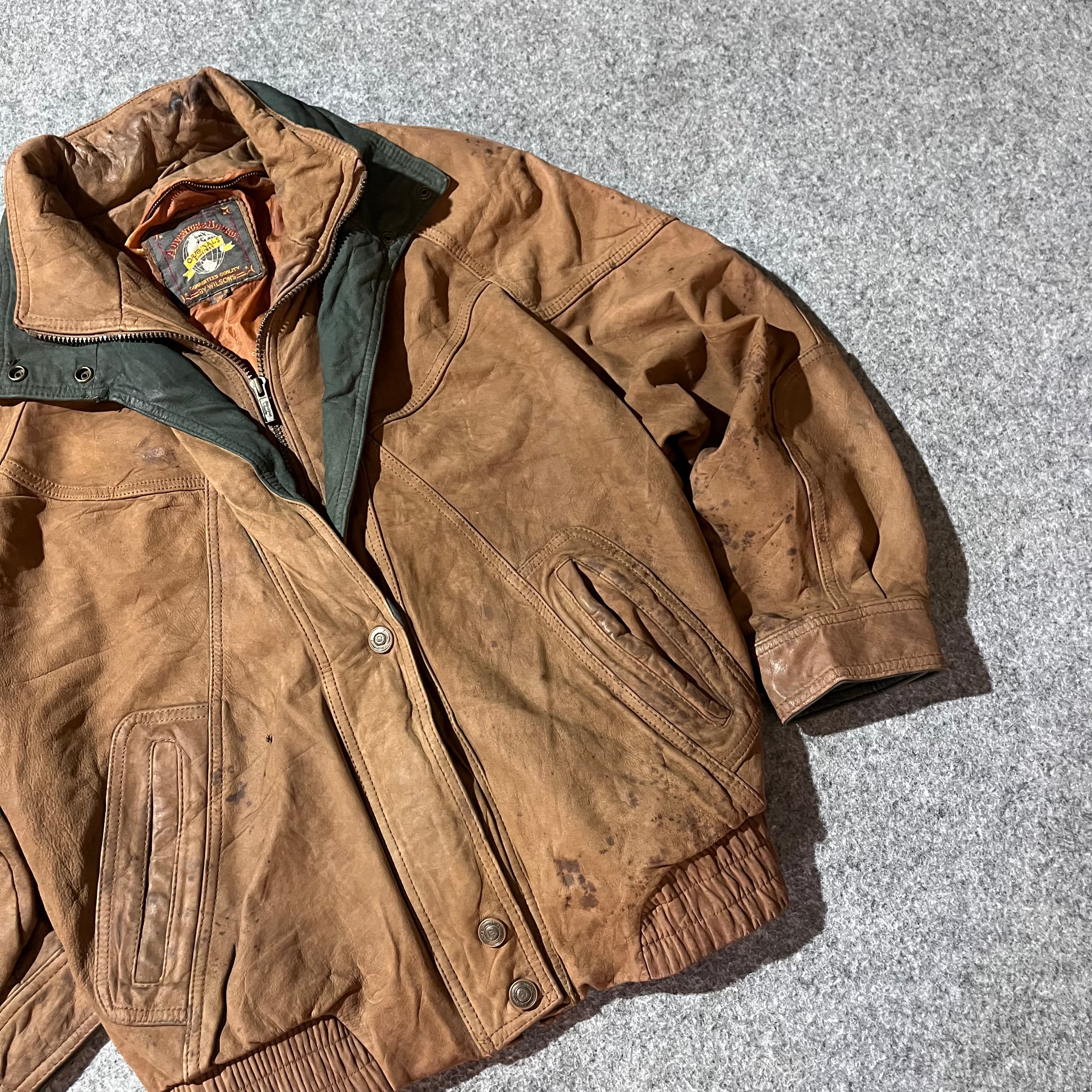 ADVENTURE BROWN LEATHER JACKET