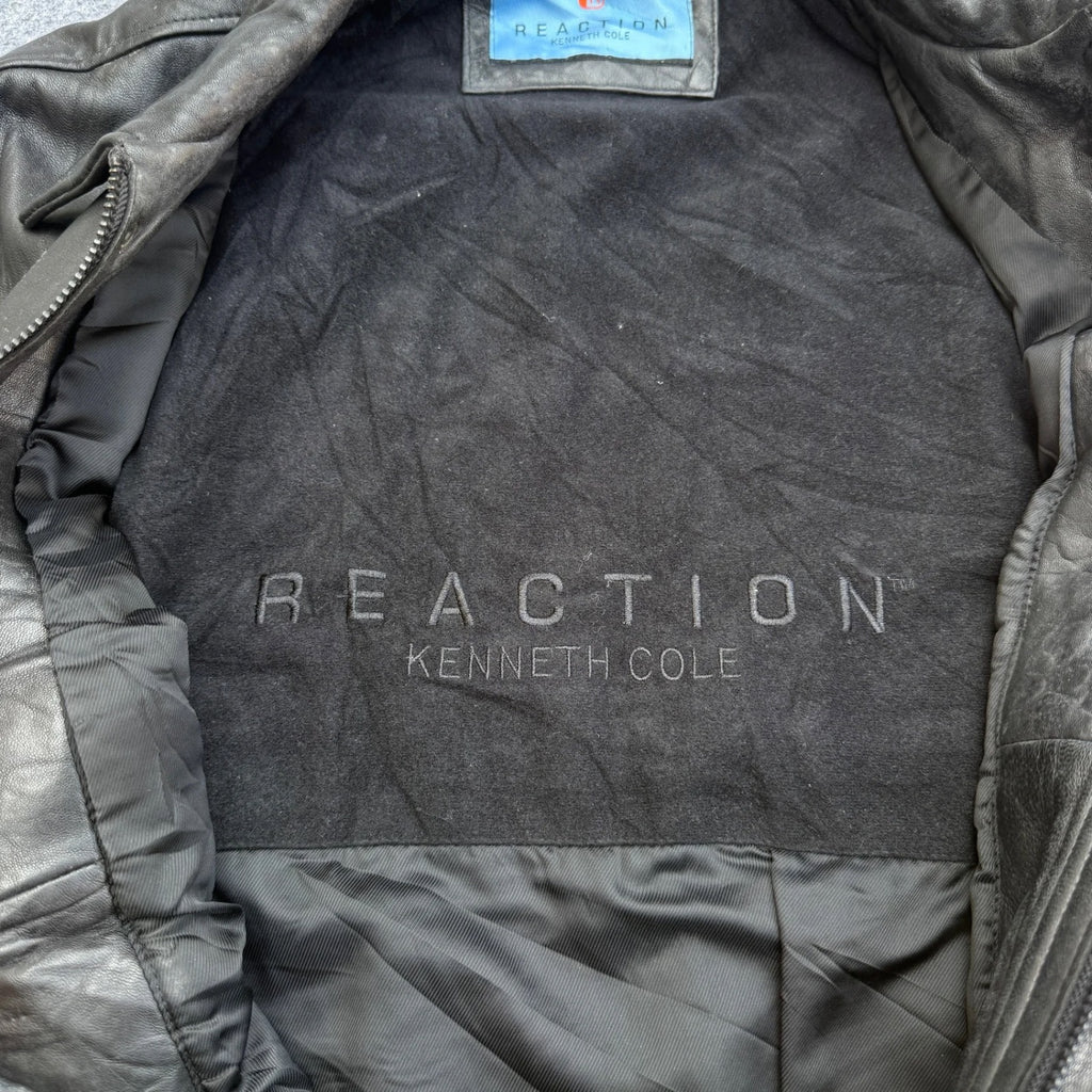 REACTION KENNETH COLE LEATHER JACKET (60)