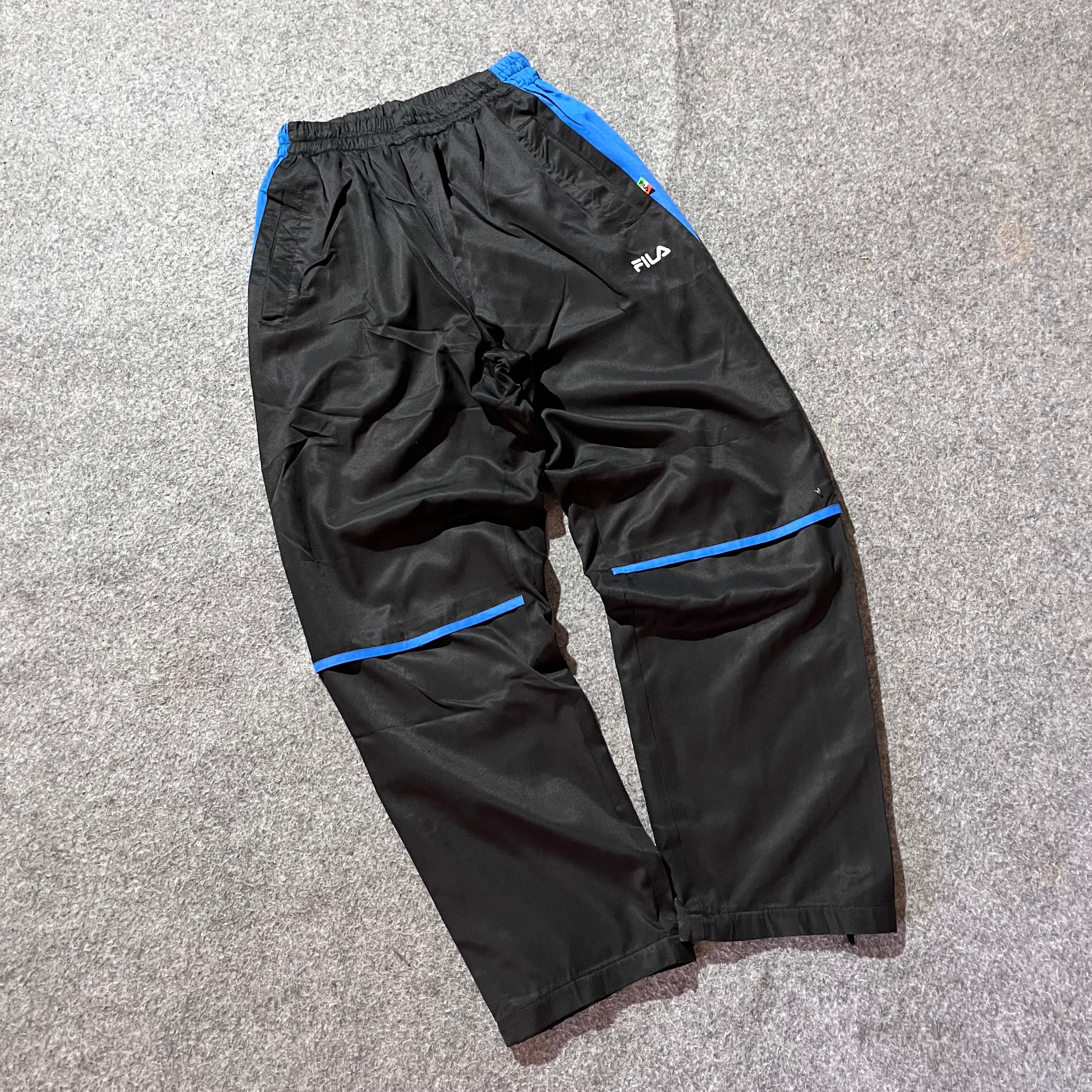 FILA BLACK BLUE TRACK PANT
