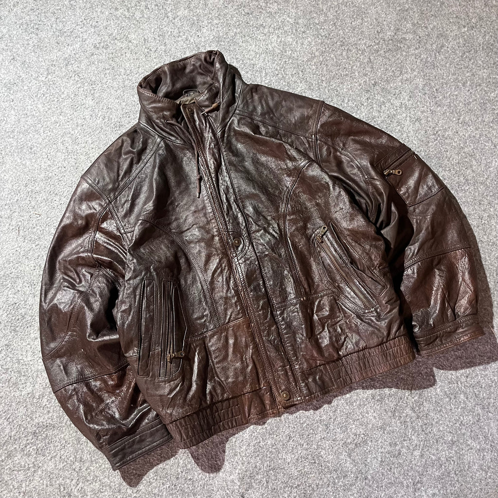 TRAPPER LEATHER JACKET