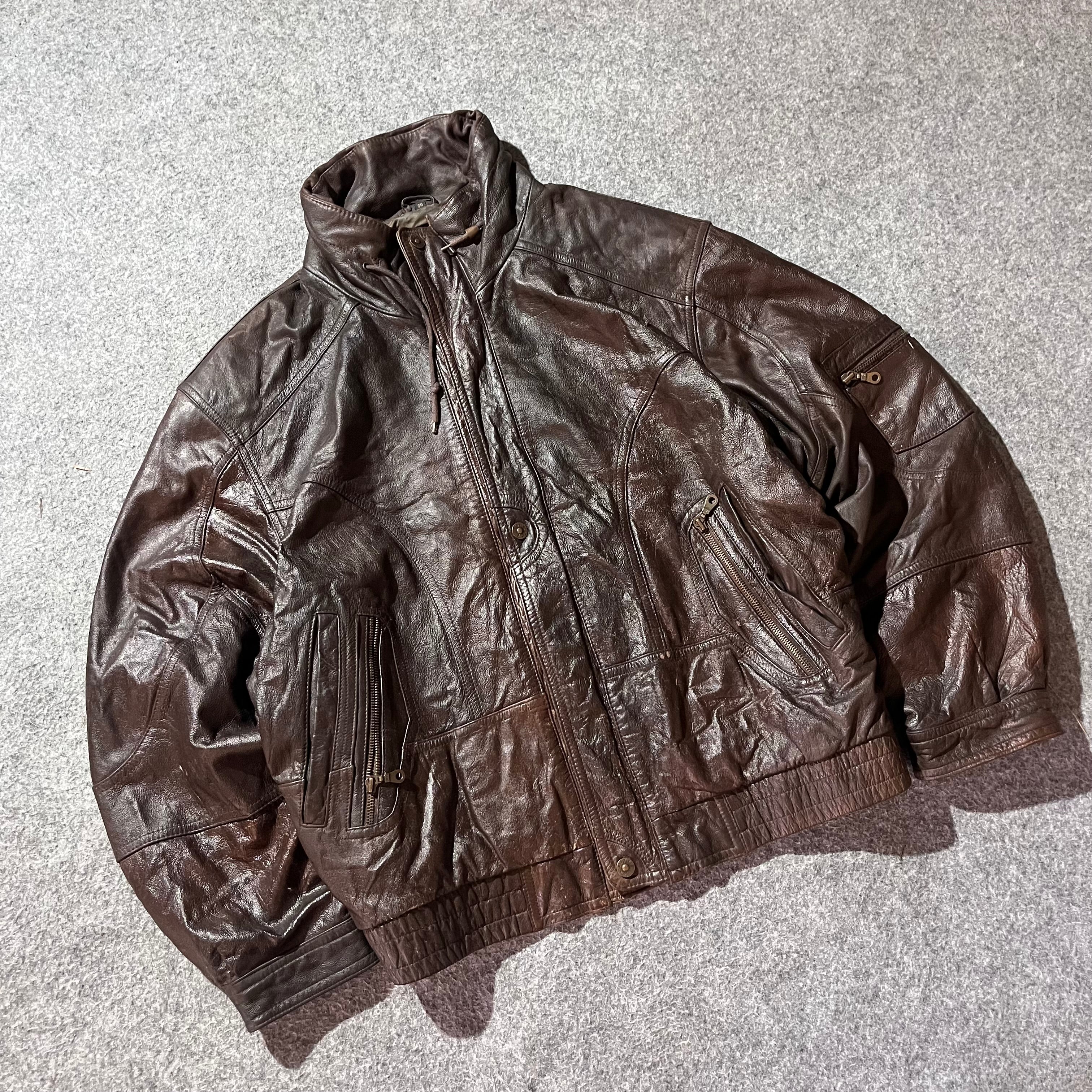 TRAPPER LEATHER JACKET