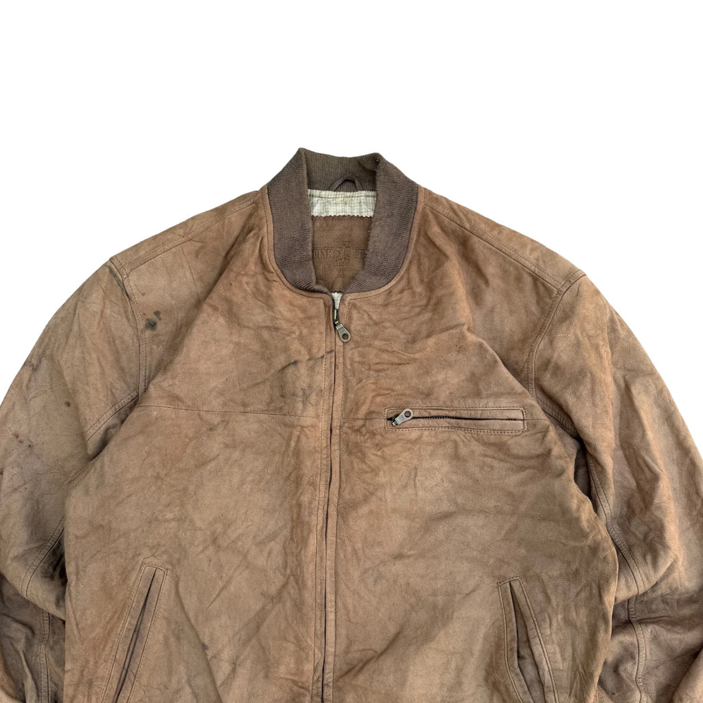 BROWN ￼LEATHER JACKET (14)