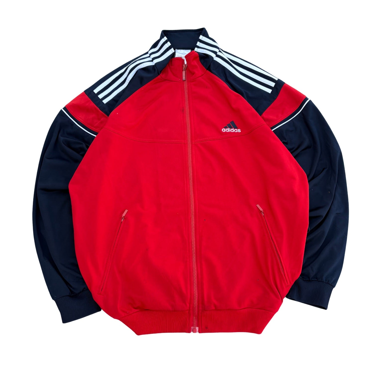 RED ADIDAS ZIPPER