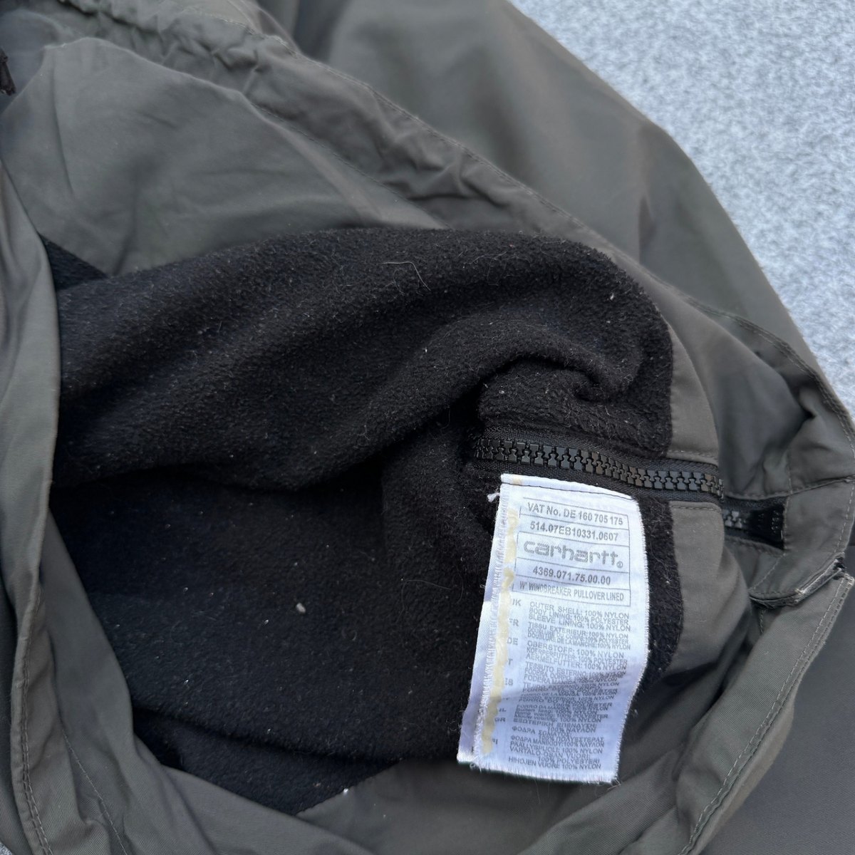 CARHARTT WINTER JACKET (626)