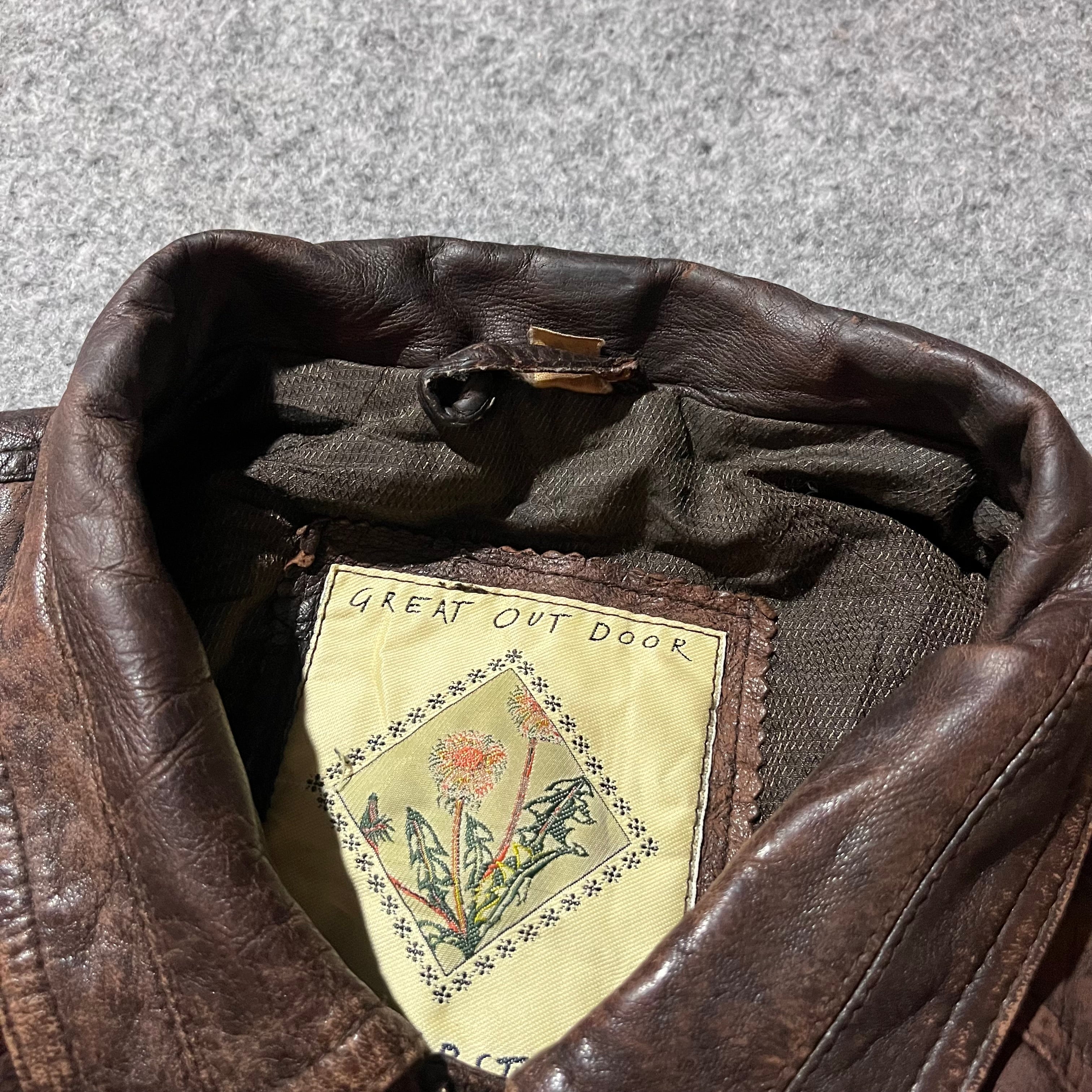 GREAT OUT DOOR LEATHER JACKET