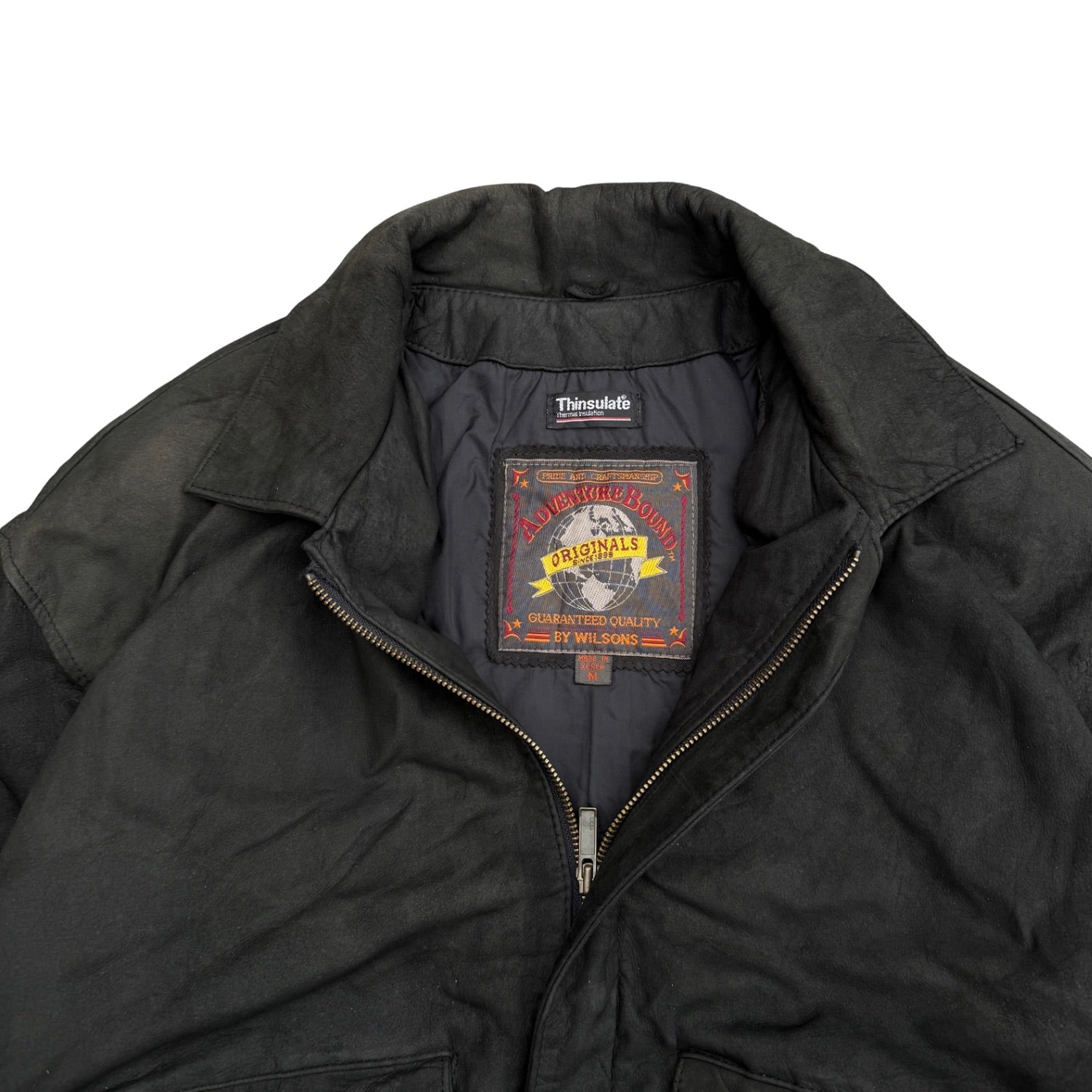 WILSONS BLACK LEATHER JACKET (29)