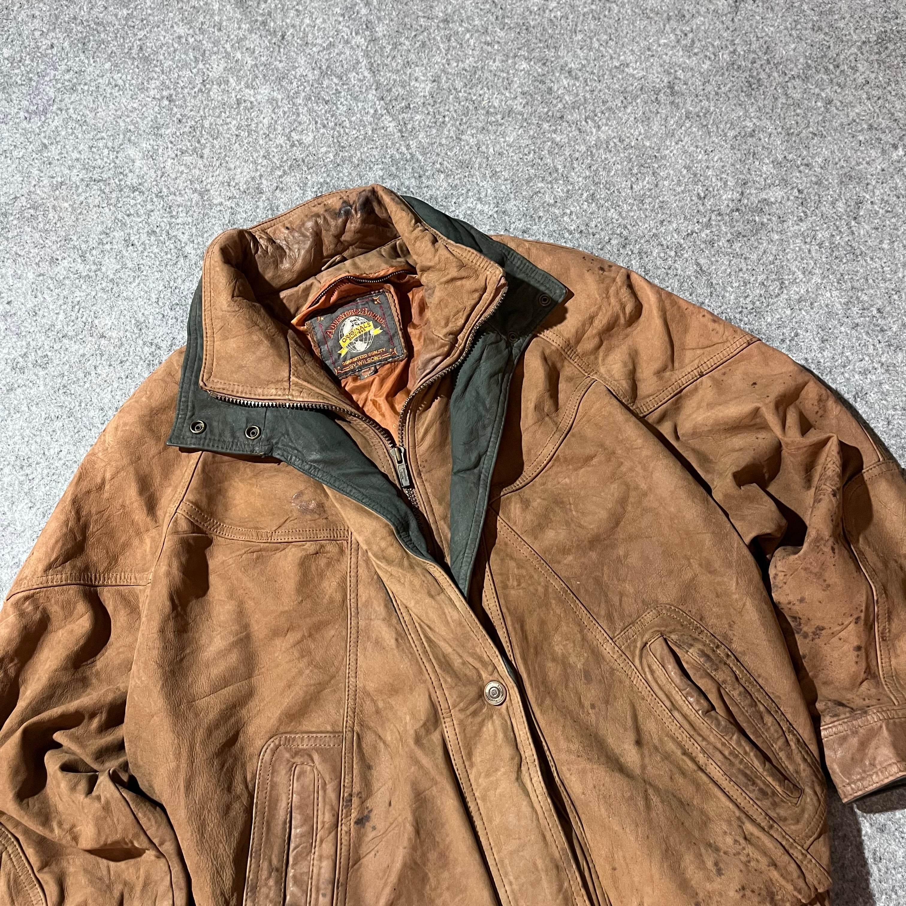 ADVENTURE BROWN LEATHER JACKET