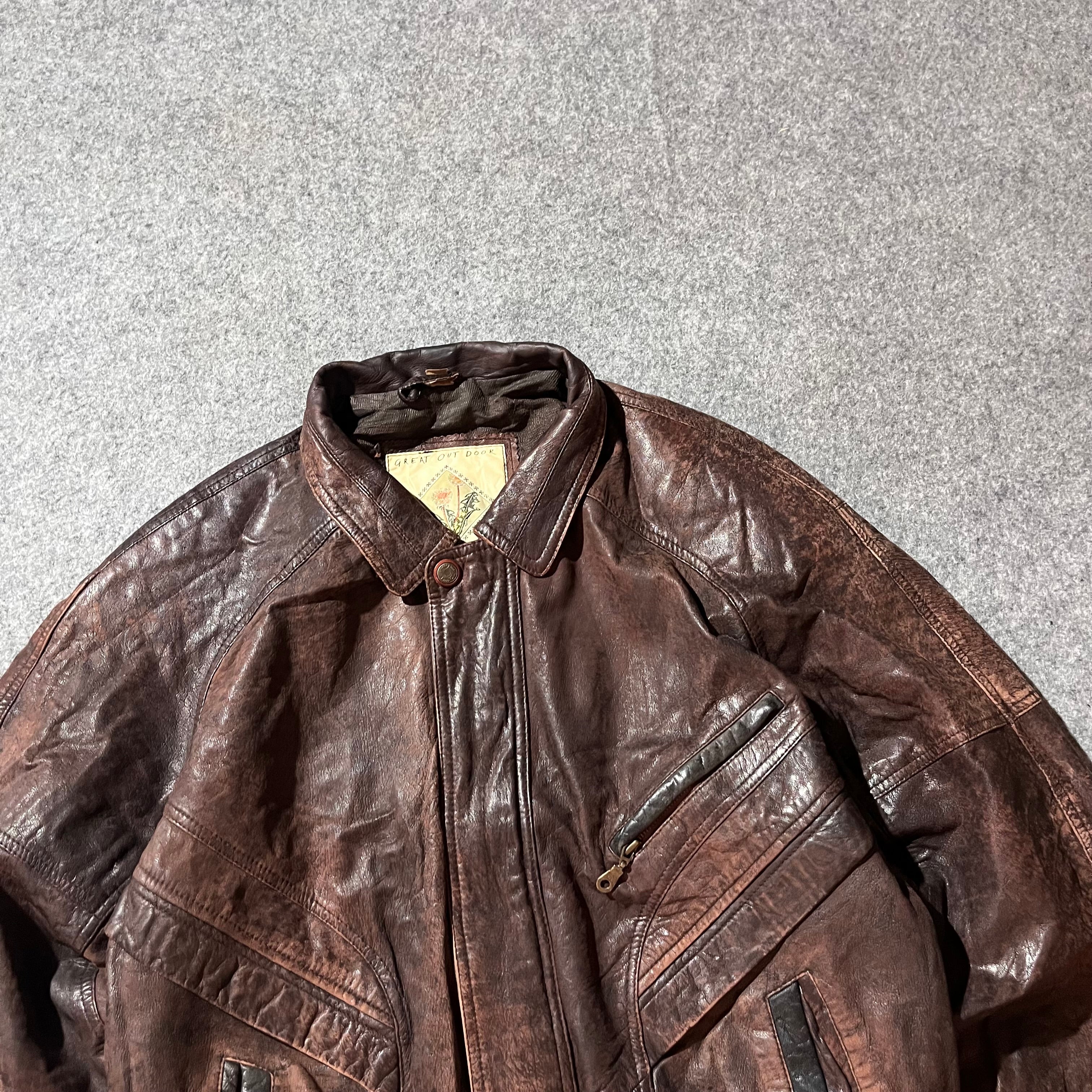 GREAT OUT DOOR LEATHER JACKET