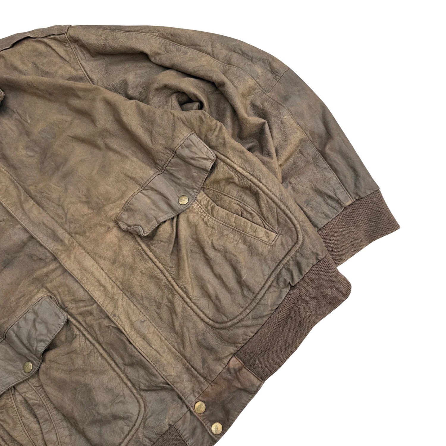 STRUCTURE LEATHER JACKET (20)