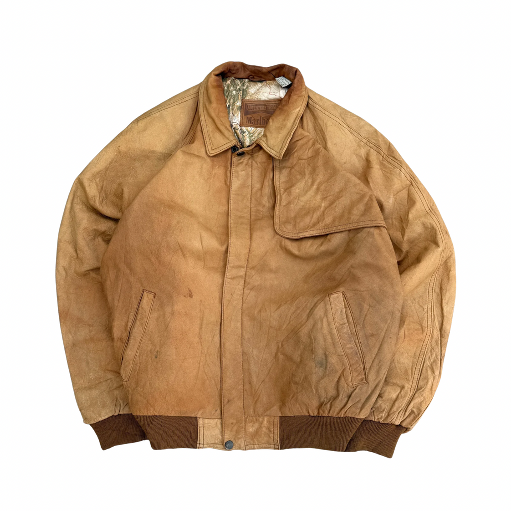 MARLBORO LEATHER JACKET (34)