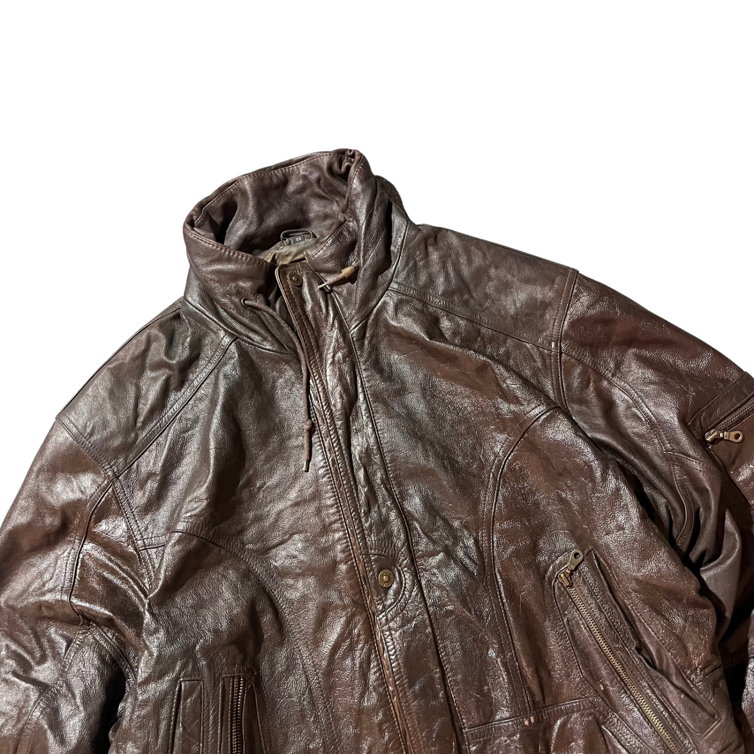 TRAPPER LEATHER JACKET