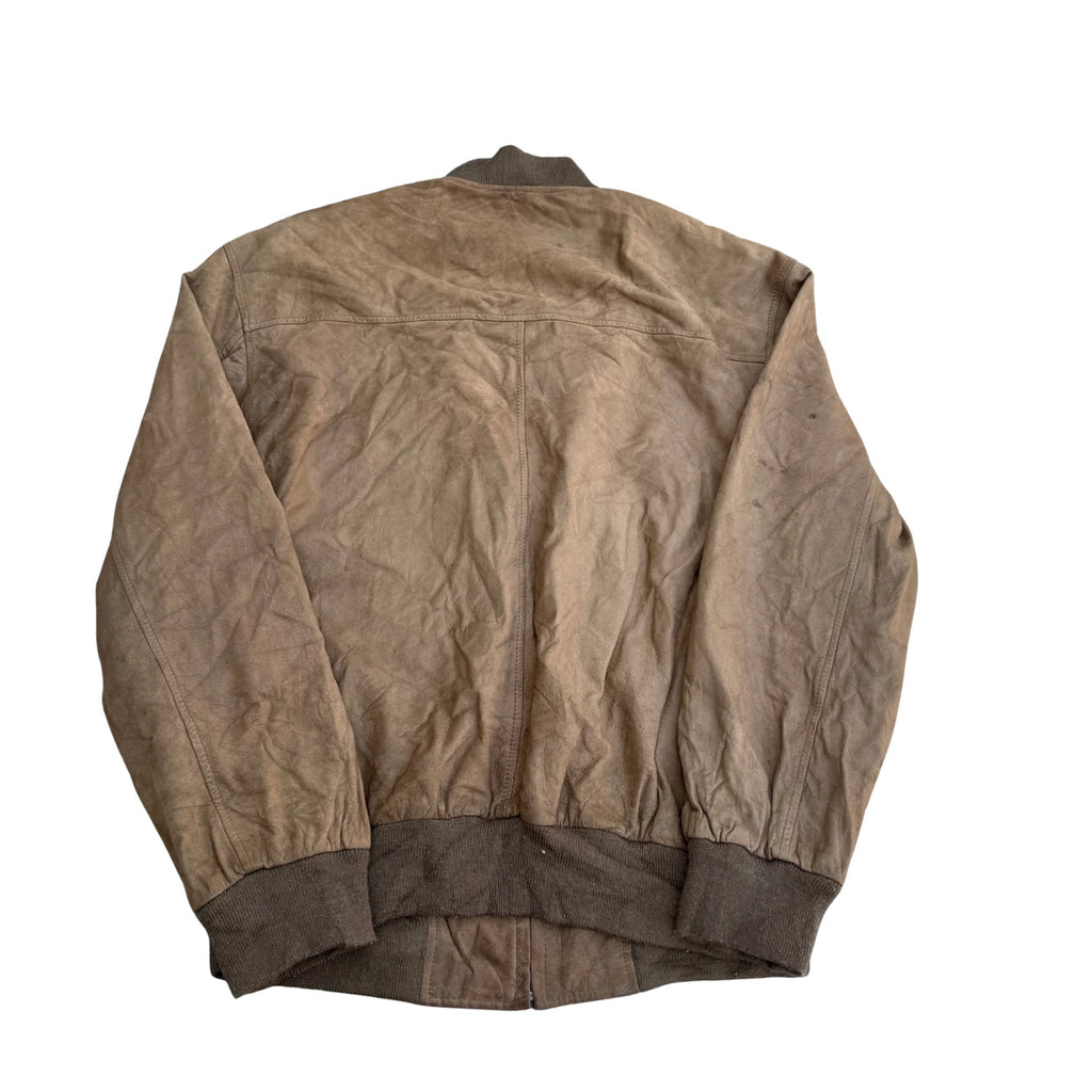 BROWN ￼LEATHER JACKET (14)